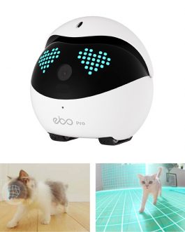 Ebo Pro Smart Robot WiFi Collar Catpal Pet Cats Toy Security 1080P Wireless Camera Interactive for Cats Remote Control Via App